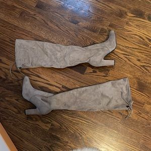 Unisa over the knee faux suede boots